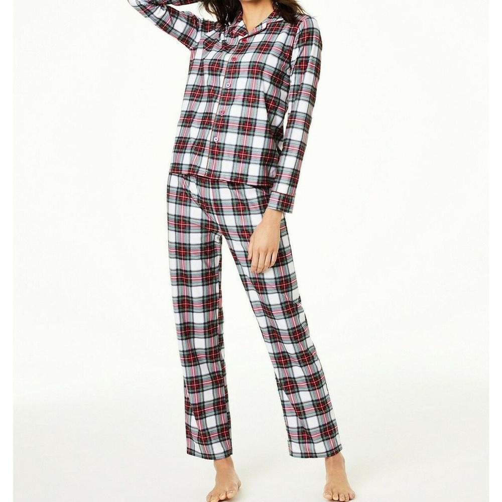 Family Pajamas Matching Women's Stewart Plaid Pajama Set, Size: XXL